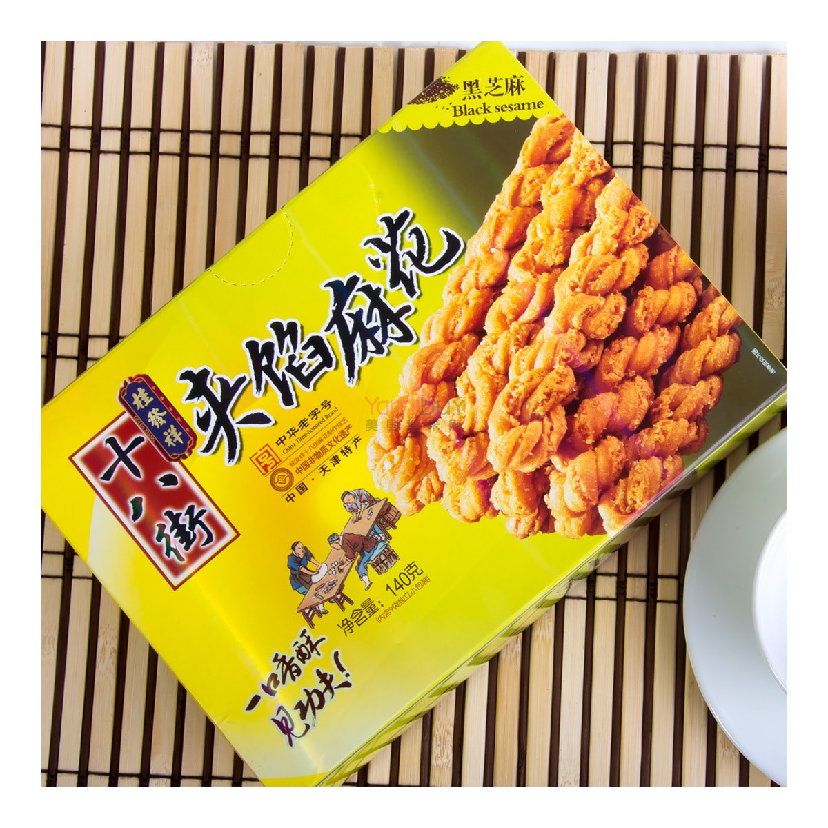 Fried Dough Twist Black Sesame Flavor 140g