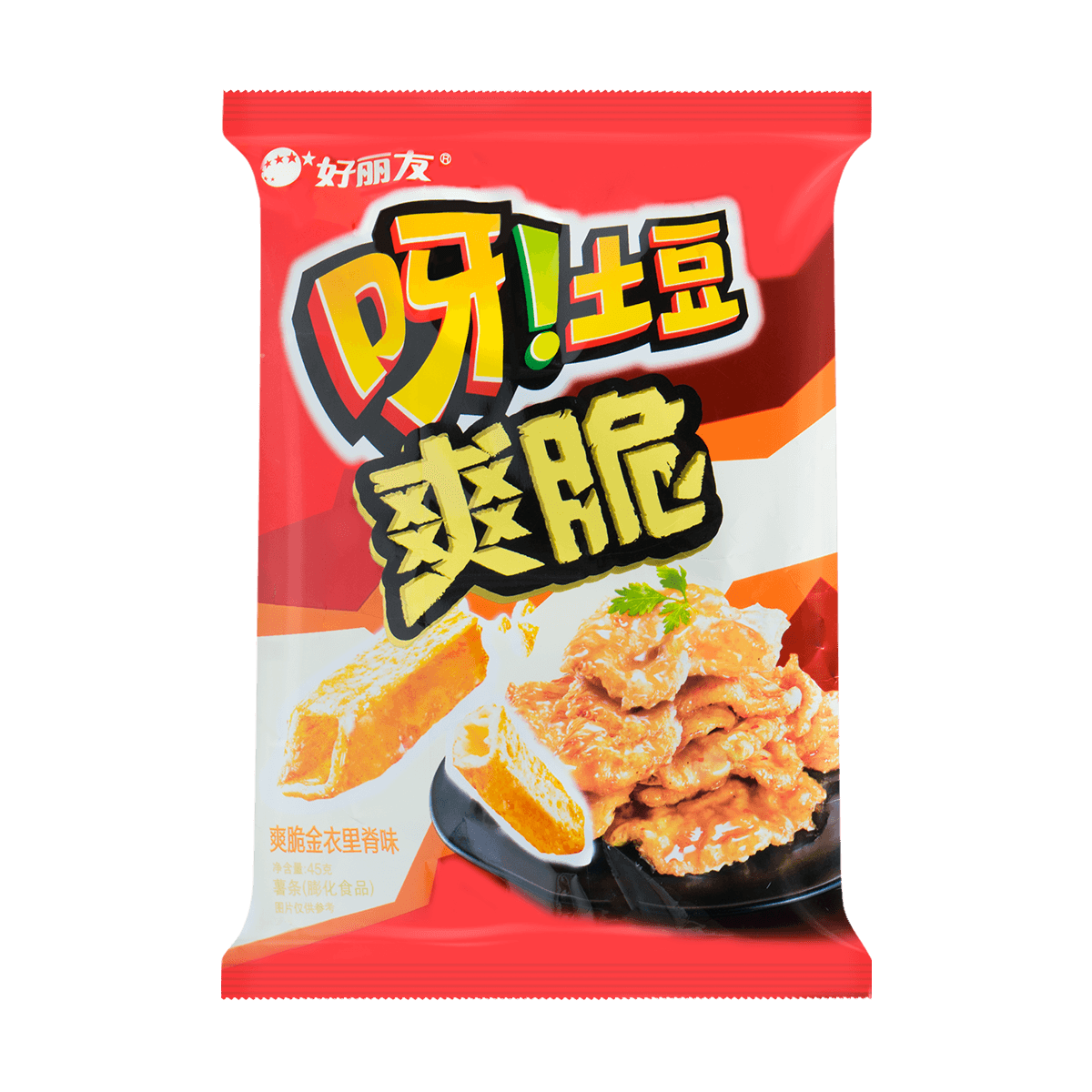 Potato French Fries BBQ Chicken Flavor 70g