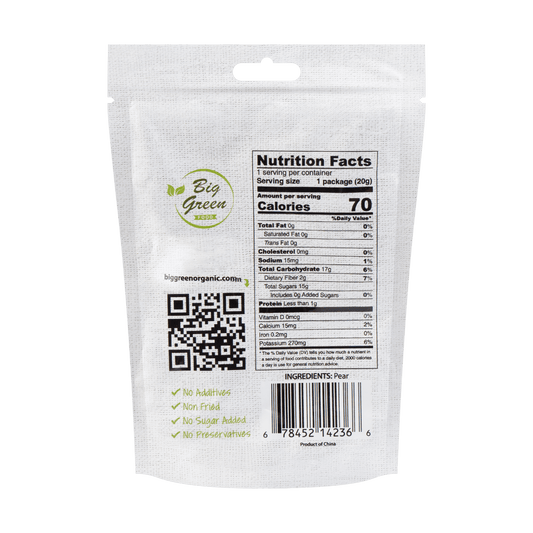 Freeze Dried Pear Slices 0.7 oz