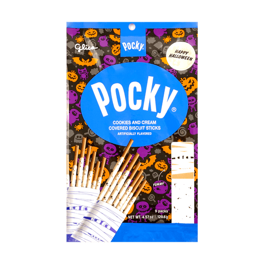 GLICO Pocky Cookie Sticks Family Pack, Strawberry+Cookies Cream+Chocolate Cream, 27 Packs, 12.5 oz