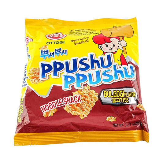 Ppushu Ppushu Noodle Snack Bulgogi flavor 90g