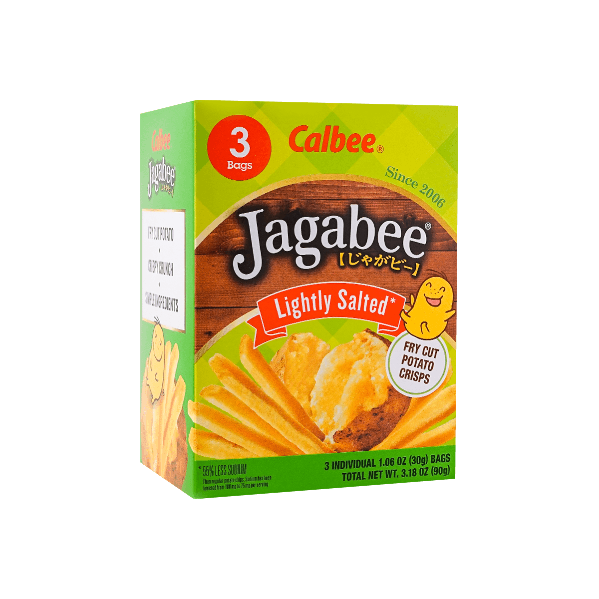 Jagabee Potato Sticks Ketchup Flavor 3 Packs 90g