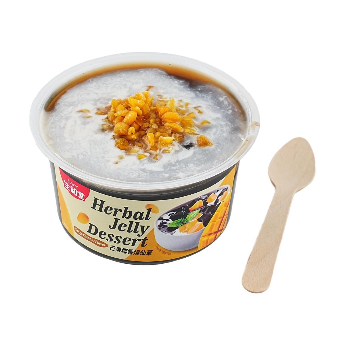 Herbal Grass Jelly Mango Coconut Flavor 9.87oz*2cups