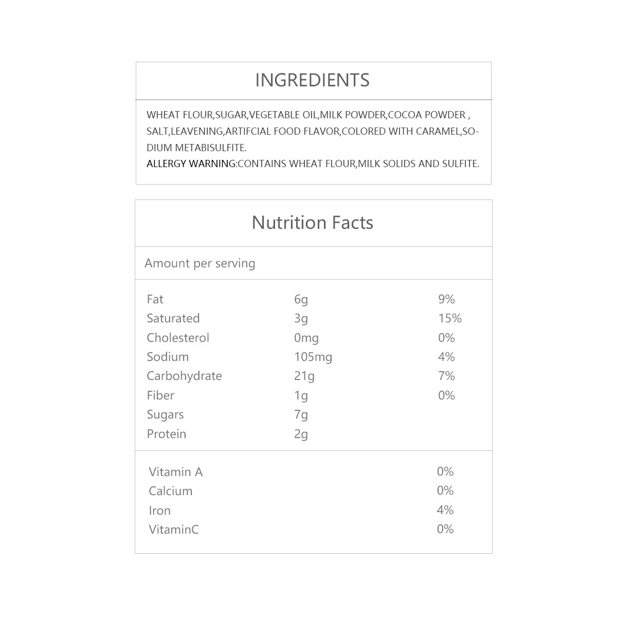 Creamy Chocolate Biscuits 200g