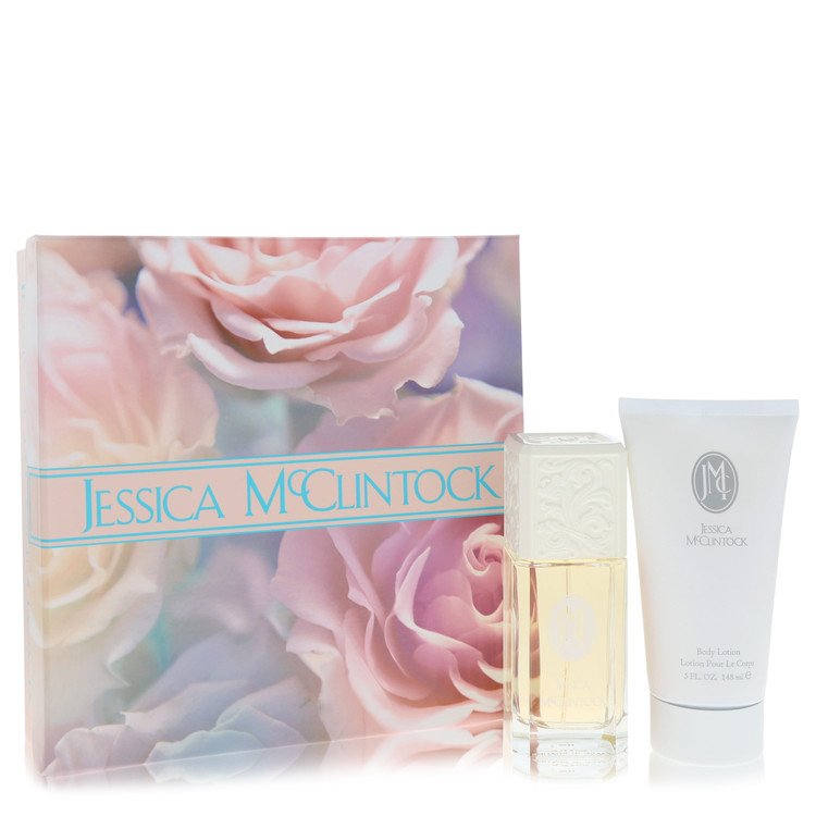 Jessica Mc Clintock Gift Set - 3.4 oz Eau De Parfum Spray + 5 oz Body Lotion By Jessica McClintock