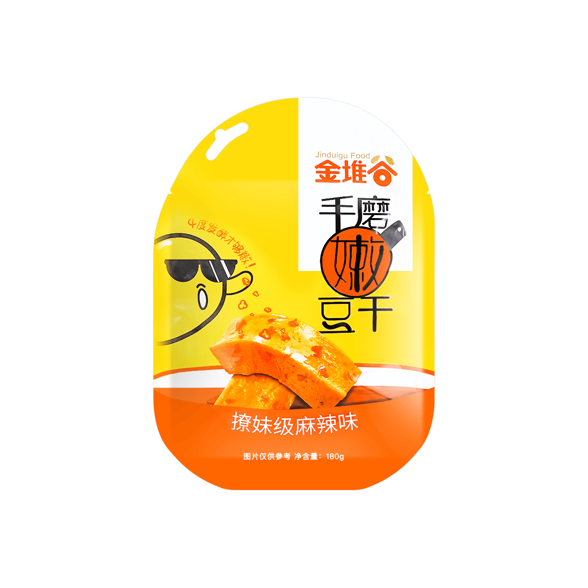 Jinduigu Hand Made Tender Tofu Snack BBQ Flavor 180g