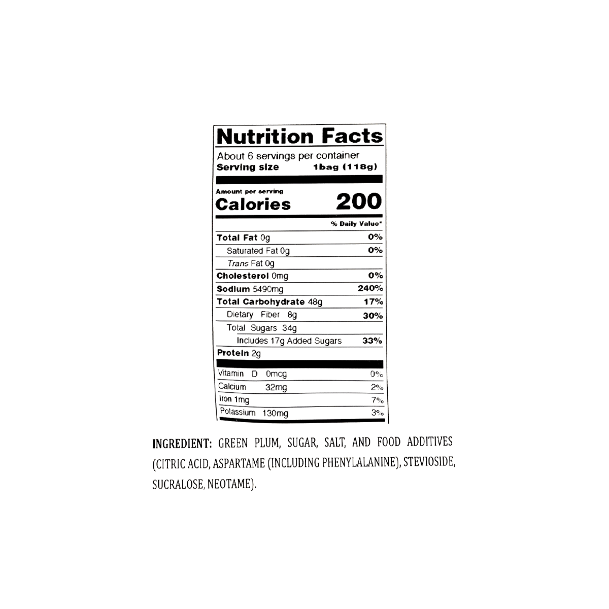 Japanese Plum Cake - 3 Packs* 2.82oz