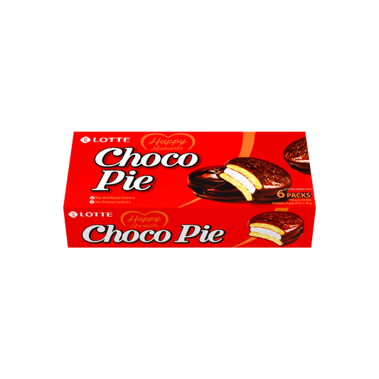Choco Pie - Cream-Filled, Chocolate-Covered Cake Sandwiches, 6 Pieces, 5.92oz