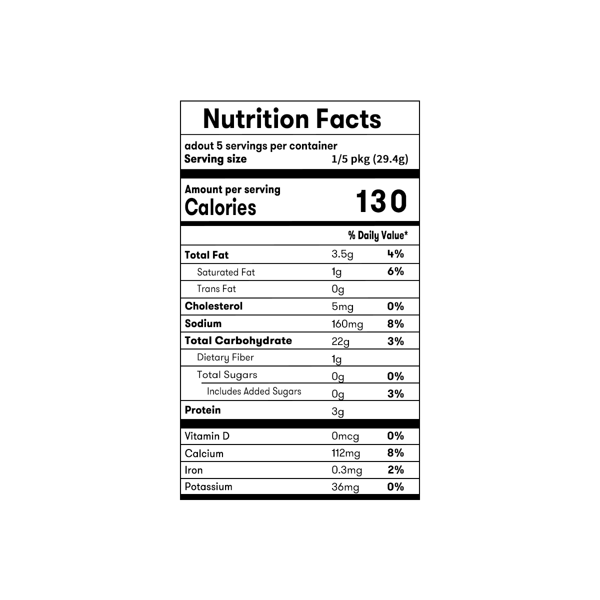 Natural Yeast Crackers - Original Flavor, 5.19oz