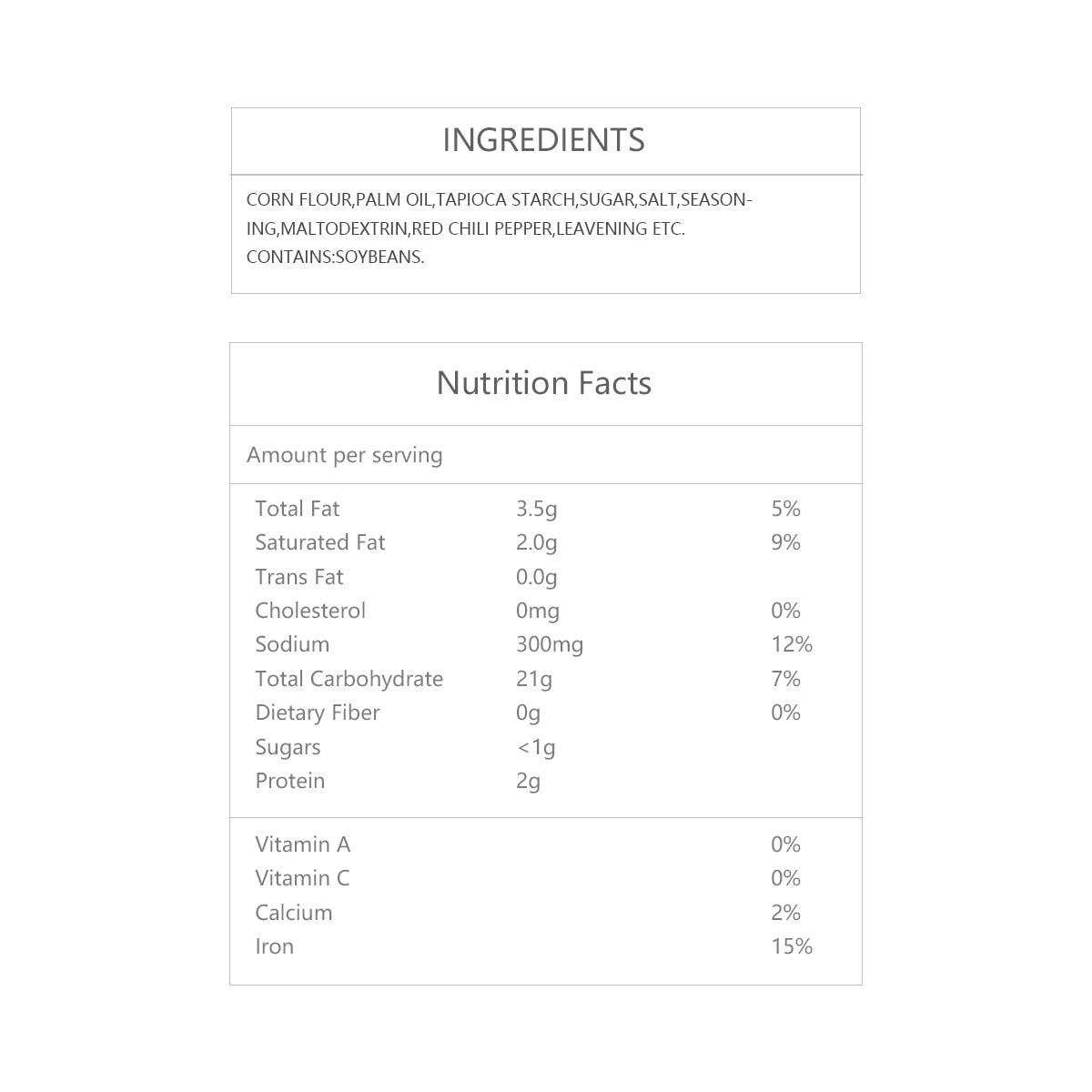 Corn Snack Spicy Flavor 55g
