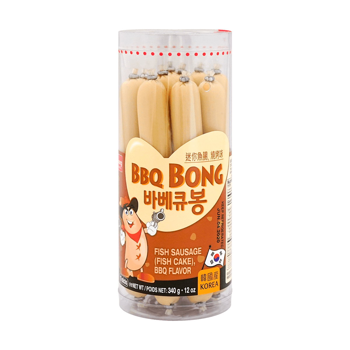 Crab Flavor Fish Sausage - 10 Sticks, 12oz