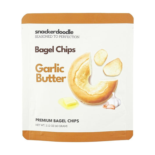 Garlic Butter Bagel Chips 2.12 oz*3 - 3 Packs