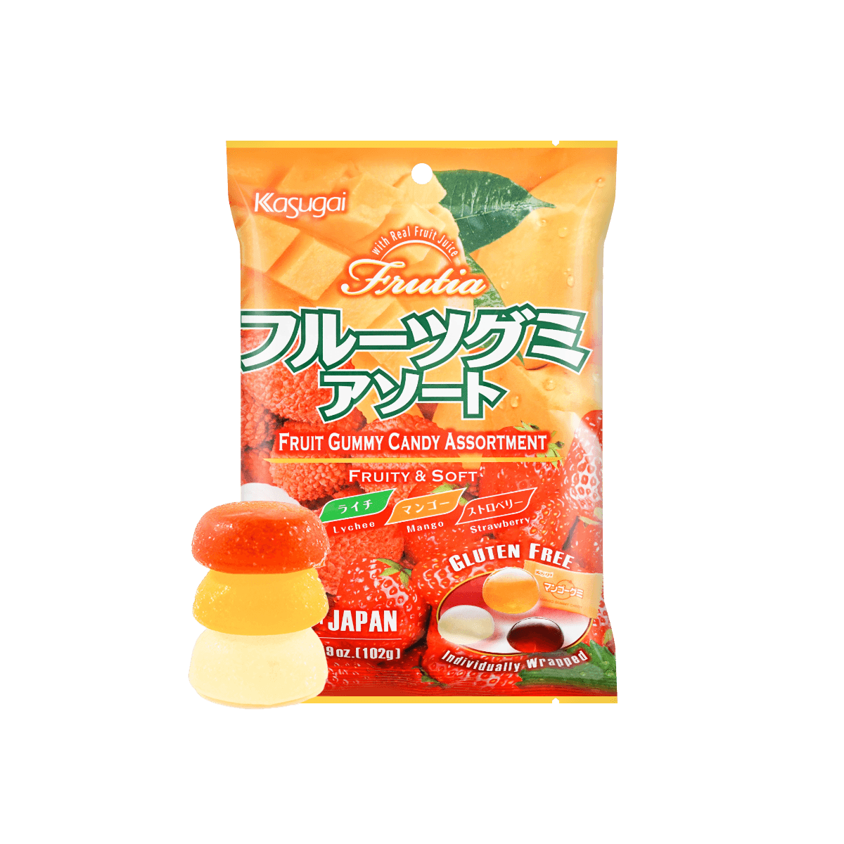 Fruit  Jelly Gummy Candy Assortment 102g