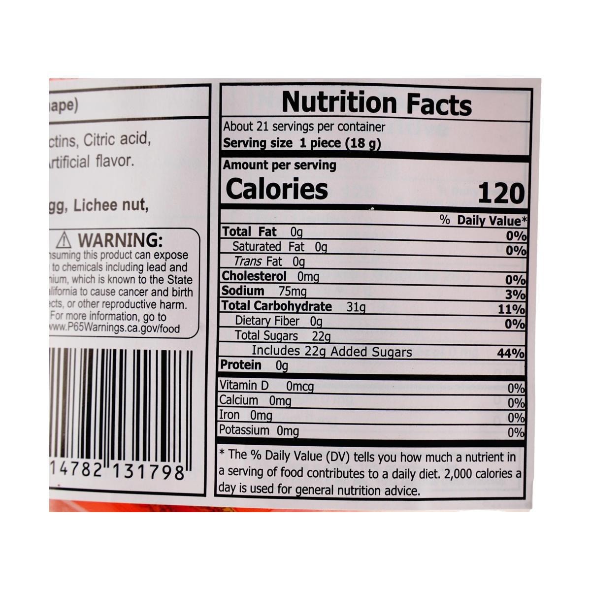 Orange Jelly Gummy Candy , 13.23 oz