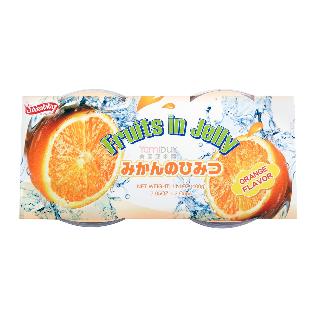 Jelly Cup Orange Flavor 2 Cups 200g