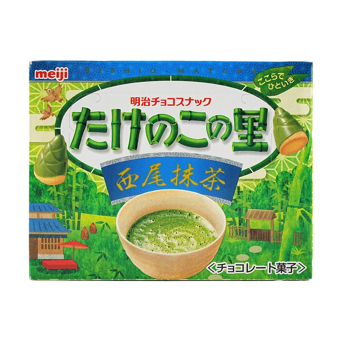 Kinoko Takenoko Matcha Biscuits 3.39 oz