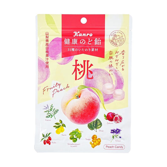 Health Peach Juice Cough Drop 2.8 oz