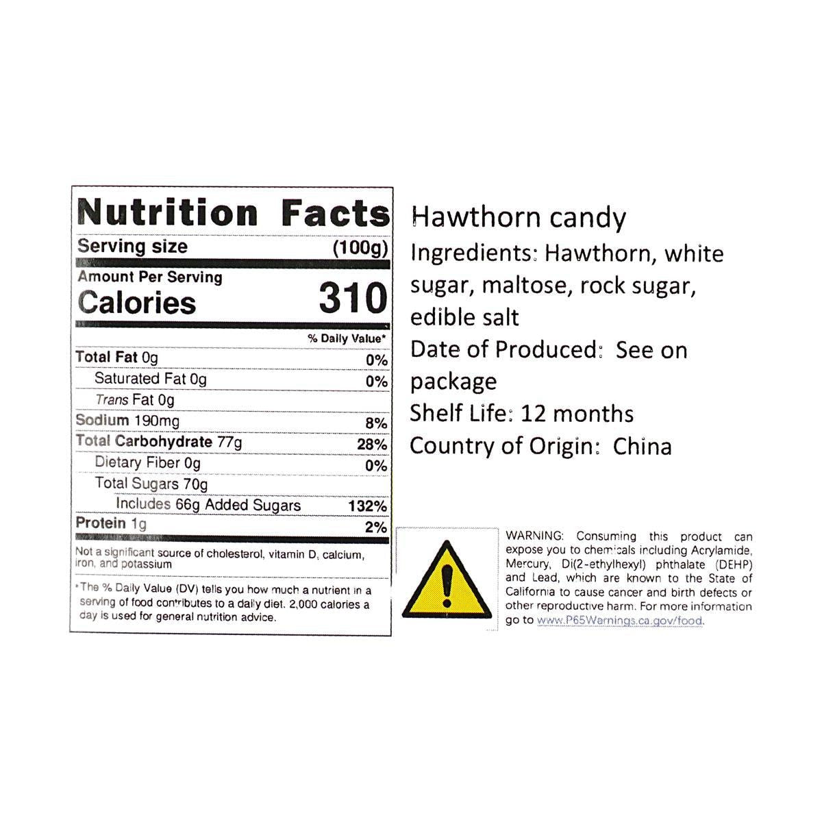 Rock Sugar Hawthorn 3.88 oz