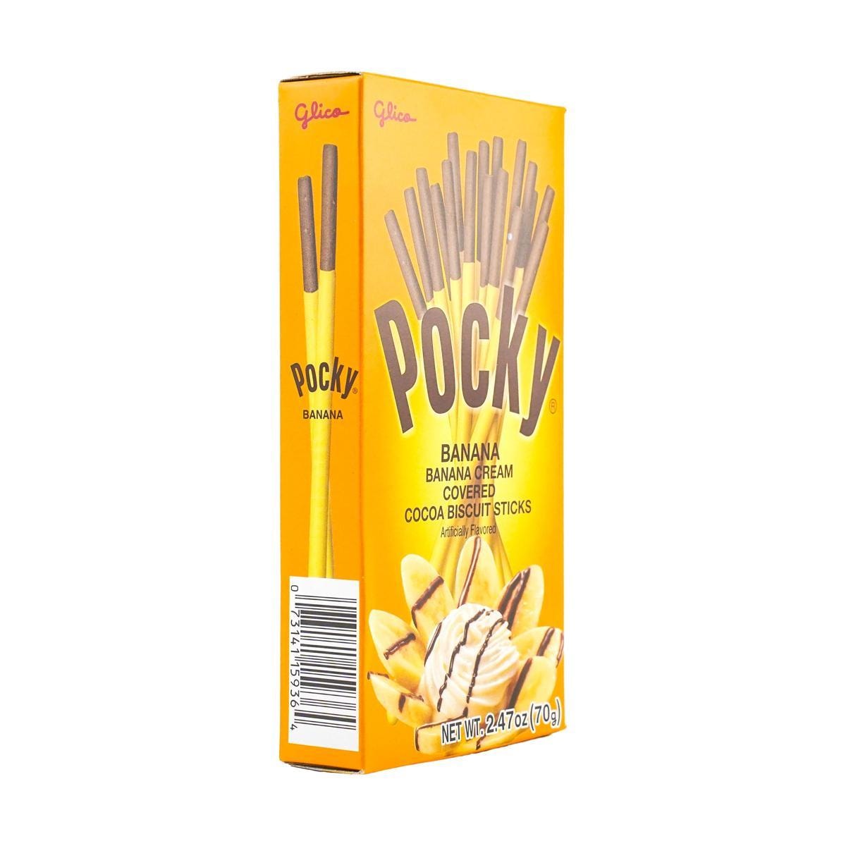 Chocolate Banana Pocky Cookie Sticks - Chocolate Cookie Sticks with Banana Cream, 2.47oz