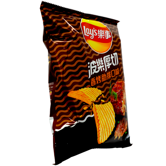 Lay's Potato Chips Thick Cut Barbecue Spare Ribs Flavor 59.5g (Taiwan)