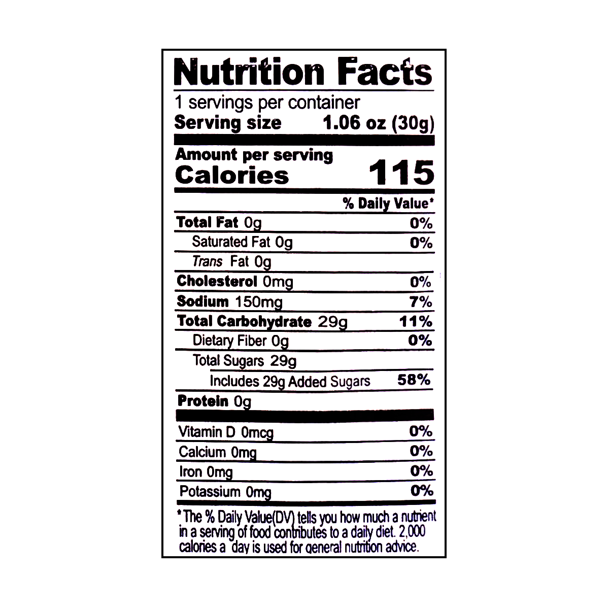 Dalgona Caramelized Sugar Candy, 1.06 oz