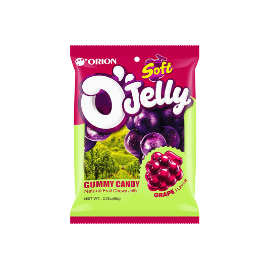 O'Jelly Grape  Jelly Gummy Candy Jelly, 2.33oz