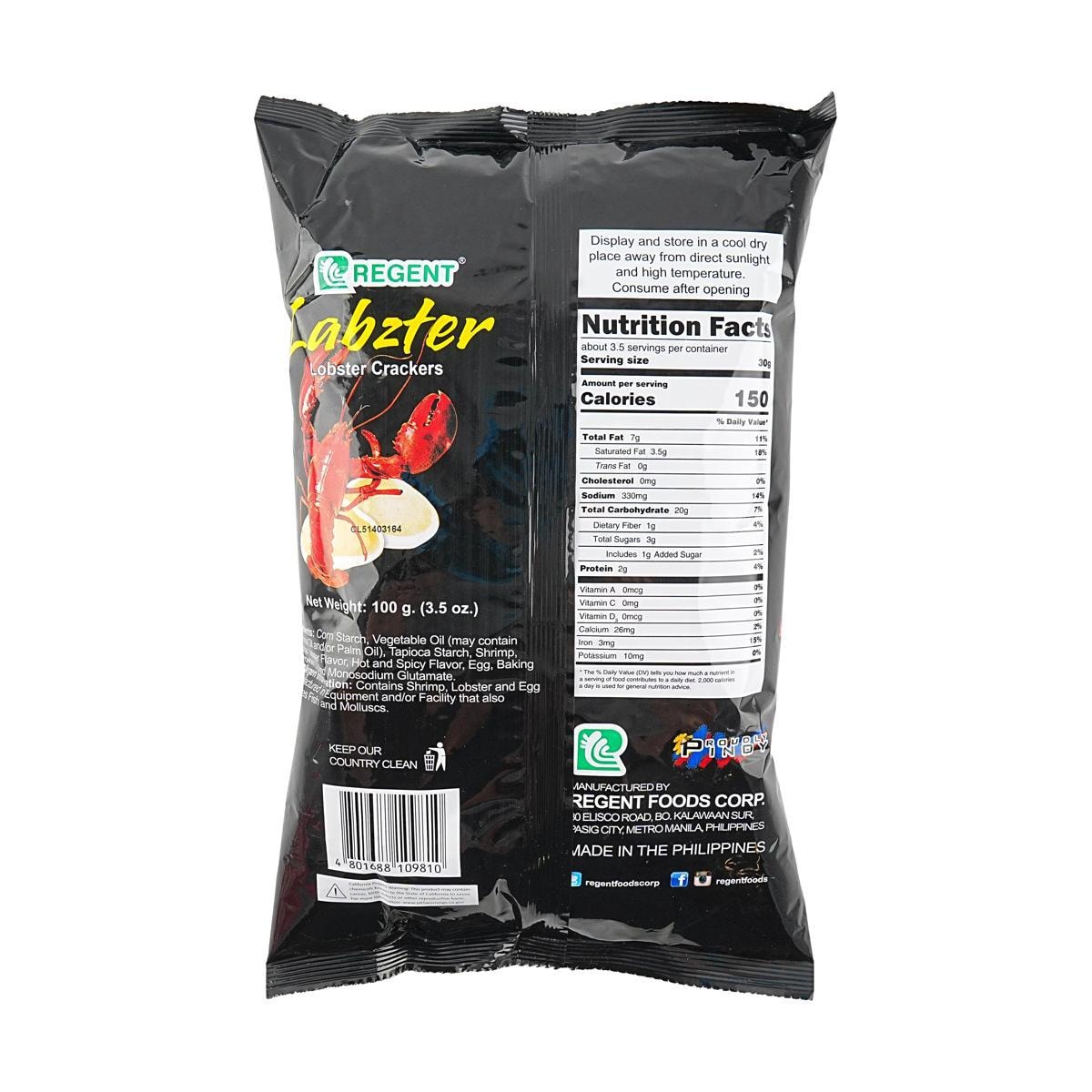 Lobster Chips 3.53 oz