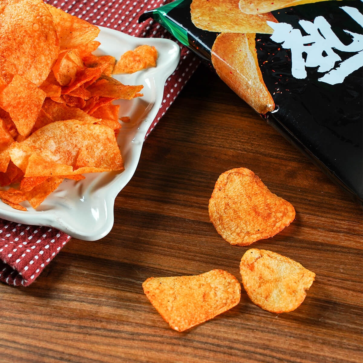 Hot Spicy Potato Chips 50g