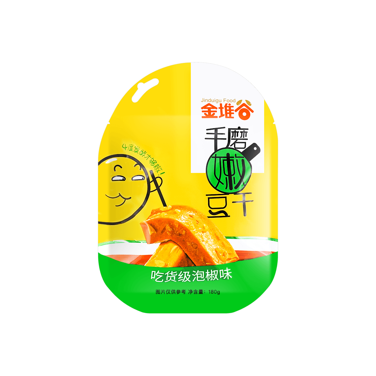Jinduigu Hand Made Tender Tofu Snack BBQ Flavor 180g