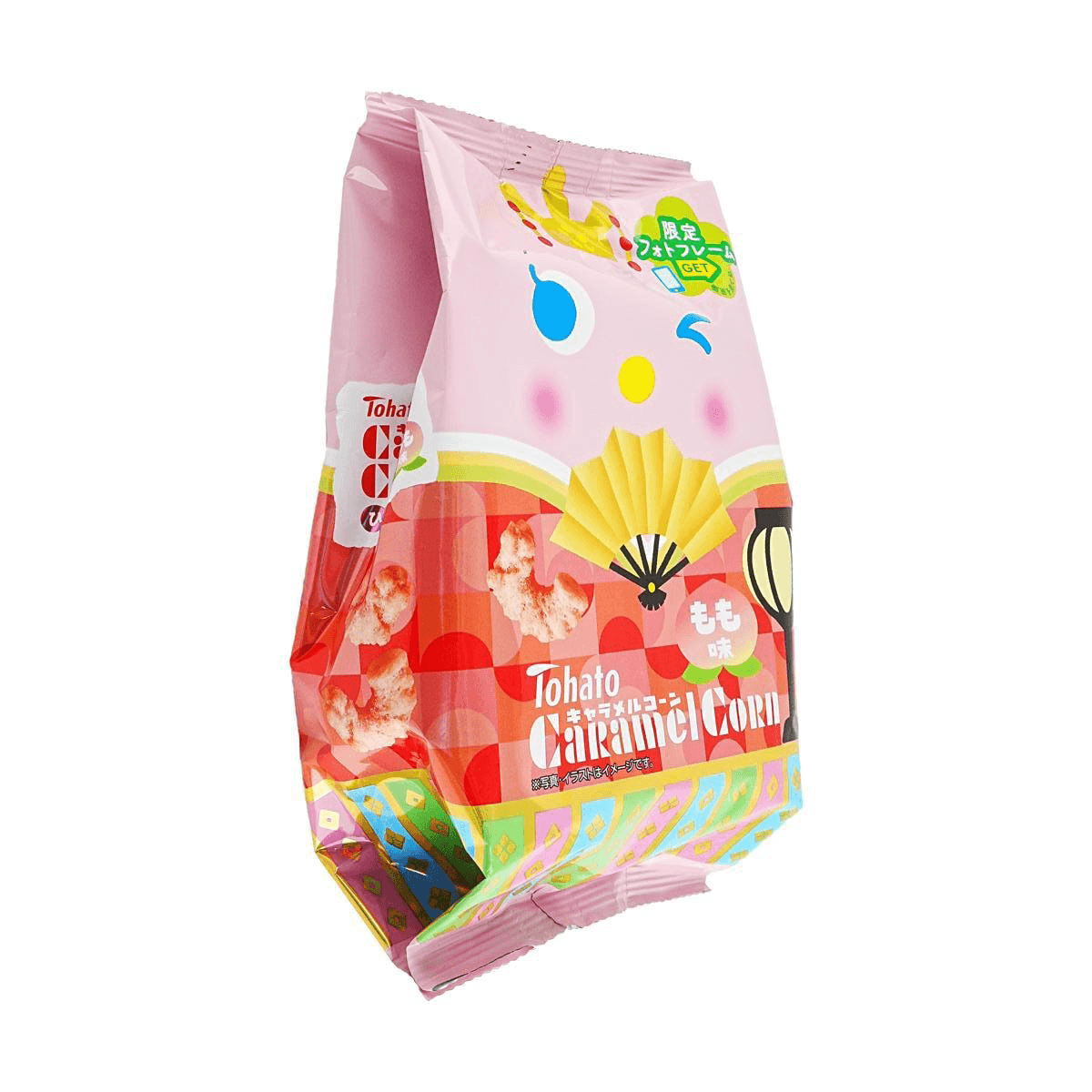 Tohato Caramel Corn (Girls' Day Edition) Peach Flavor,2.29 oz