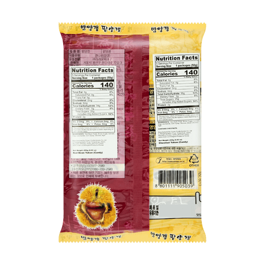 Chestnut and Red Bean Paste Yokan (Korean Yanggang) 500g