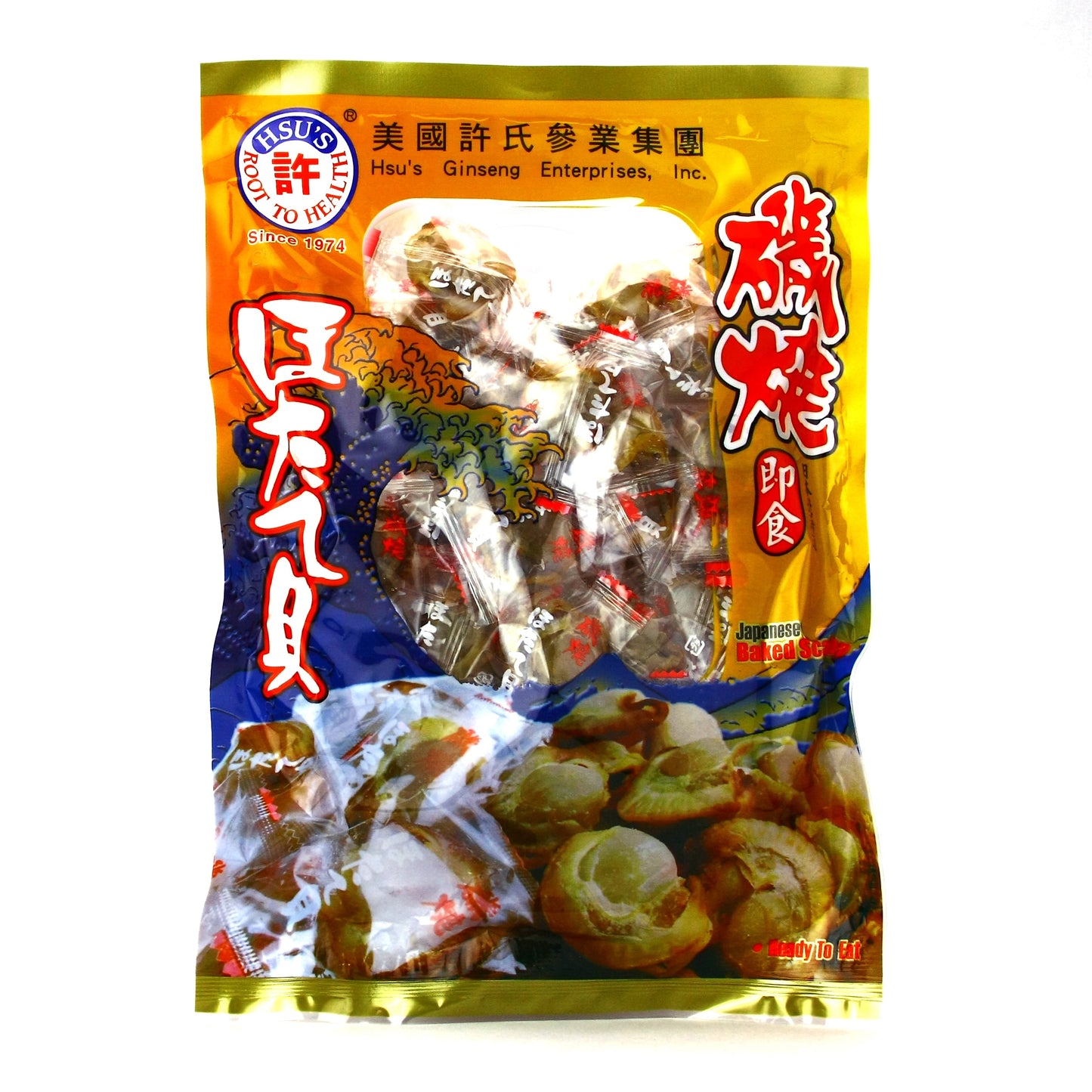 Hsu's Japanese Hokkaido Baked Scallops Original Flavor 500g