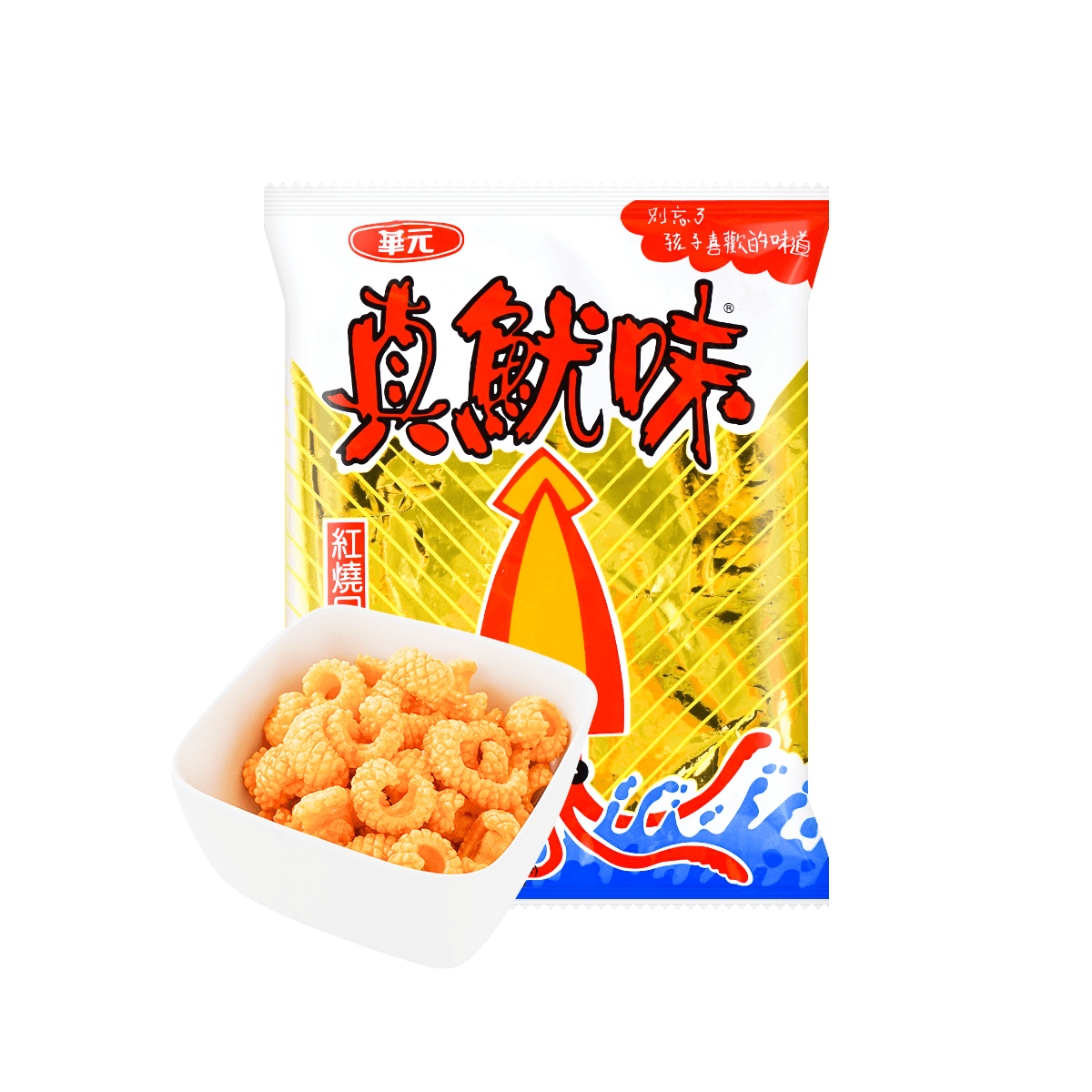 Squid Puffed Crisps,Braised Flavor,1.76 oz