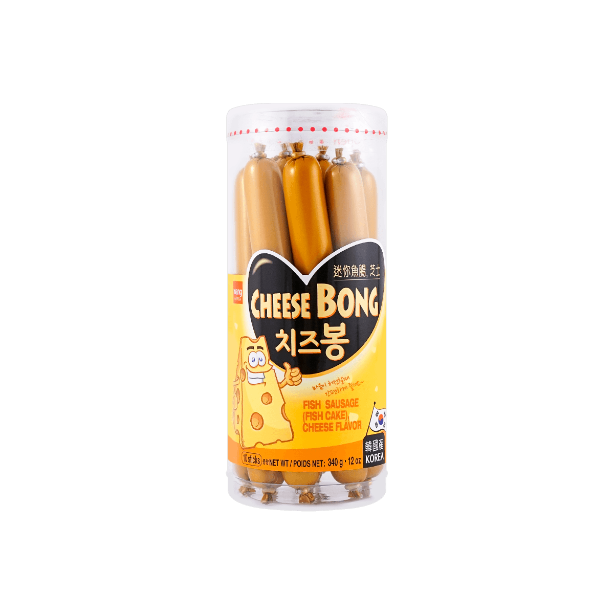 WANG Fish Cake Hot Pepper Flavor 10sticks 340g