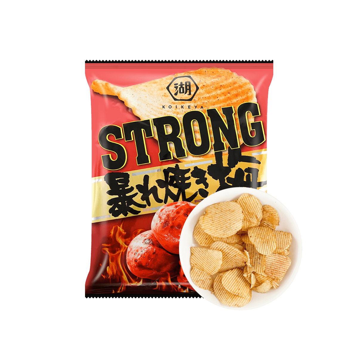 Potato Chips Baked Plum Flavor 52g