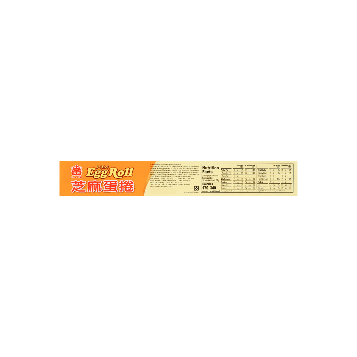 Egg Roll Sesame Flavor 60g