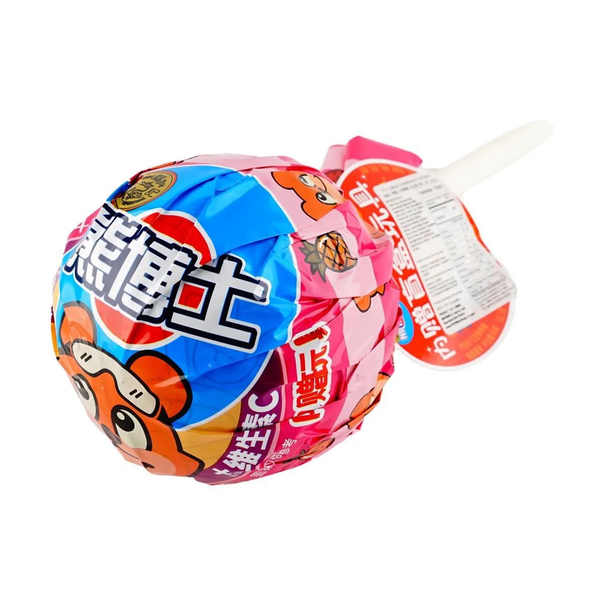 Dr. Bear's Giant Lollipop Assorted Fruit Juice Flavors 5.04 oz