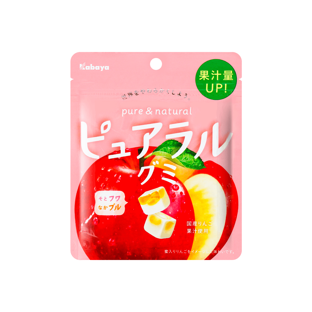 Pureral  Jelly Gummy Candy Fuji Apple 58g