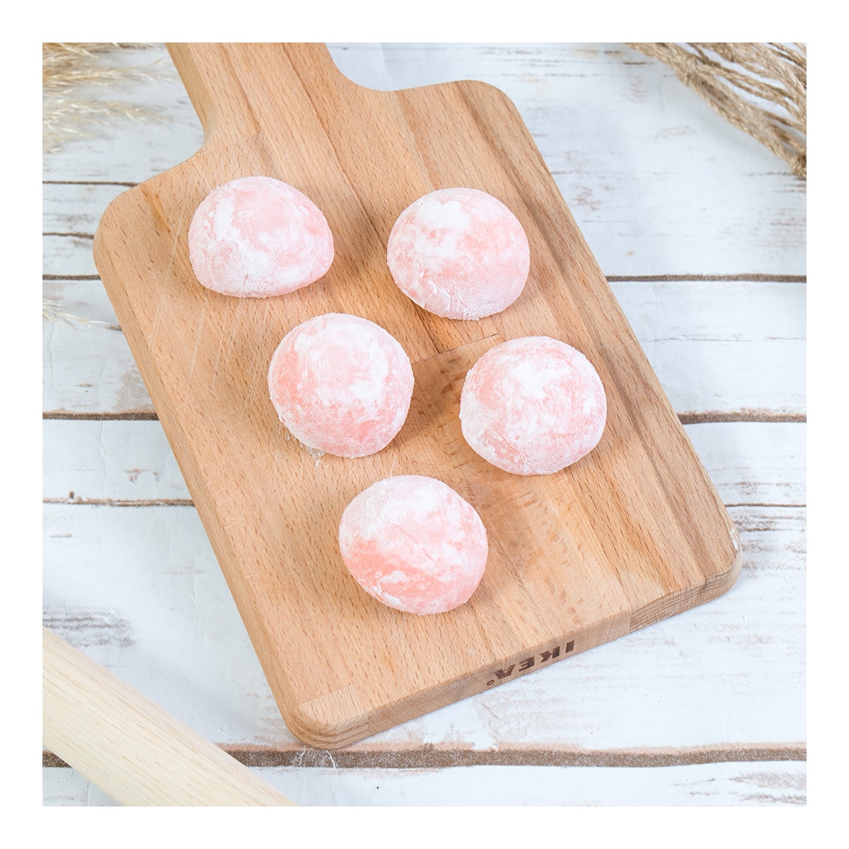 Strawberry Mochi Rice Cakes - 8 Pieces, 7.6oz