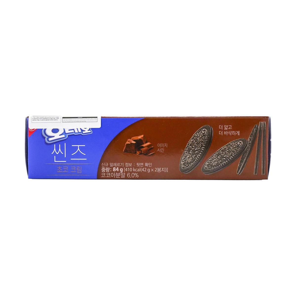 2.96 oz* 6packs Oreo Thins Korea Cookies   - Thins Chocolate Mousse / Tiramisu /Vanilla Mousse Sandwich 3 flavors