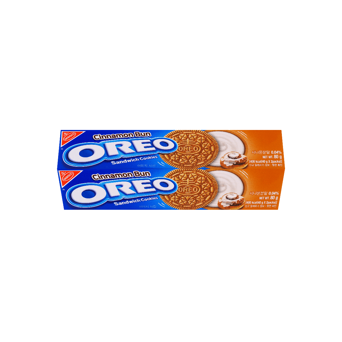 [3 Packs]Oreos Sandwich Cookies, Cinnamon Bun Flavor+Strawberry Cream Flavor+Mint Choco Flavor, 2.82oz/Pack