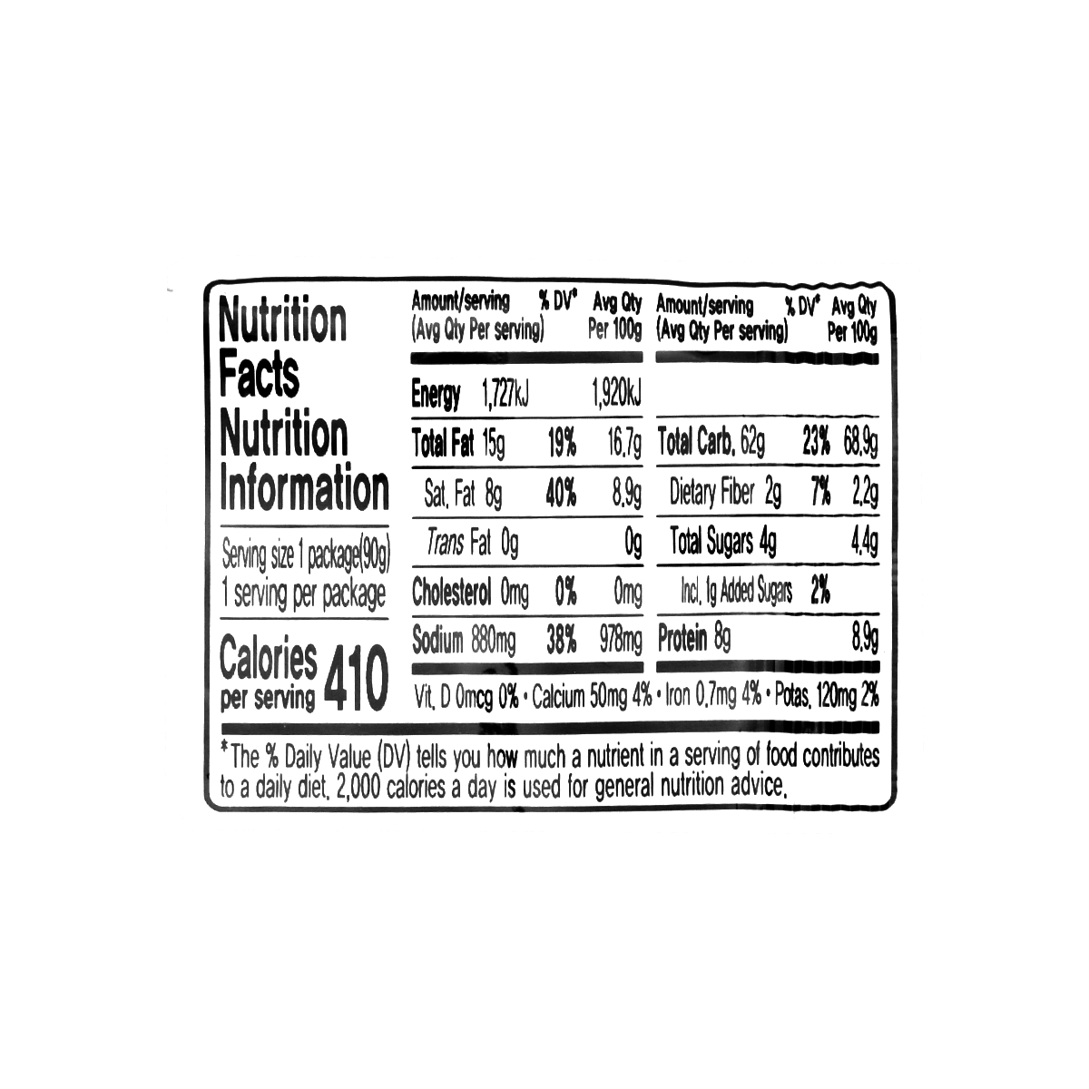 Noodle Snack BBQ Flavor 90g