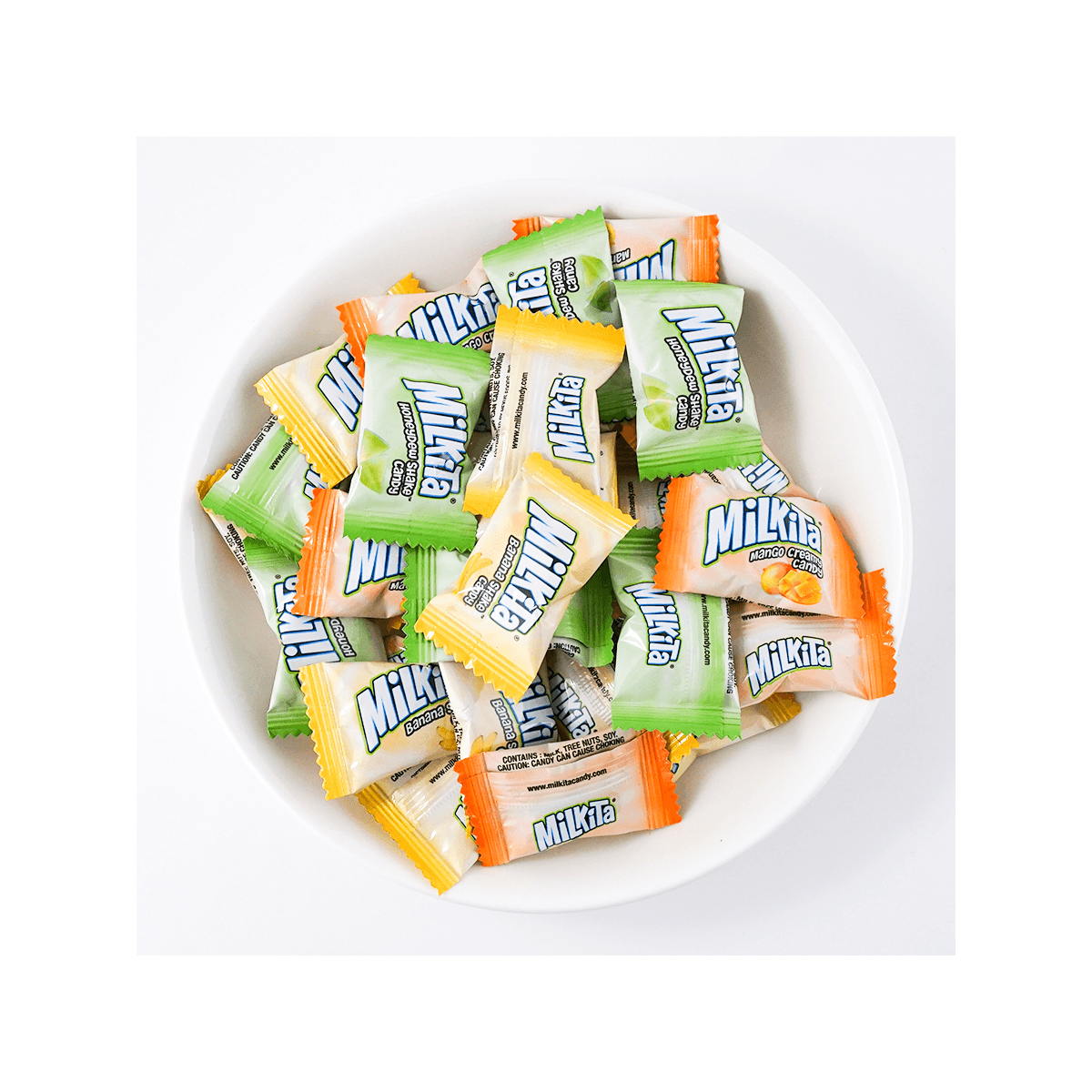 Milky Creamy Candy Assorted Tropical Fruit Flavor 120g