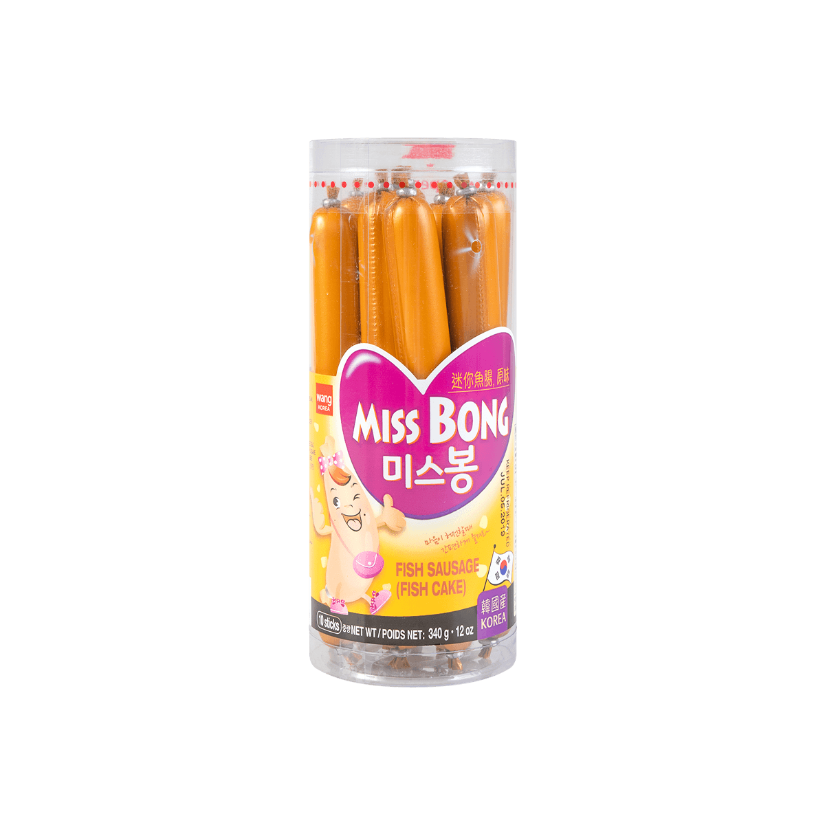 WANG Fish Cake Hot Pepper Flavor 10sticks 340g