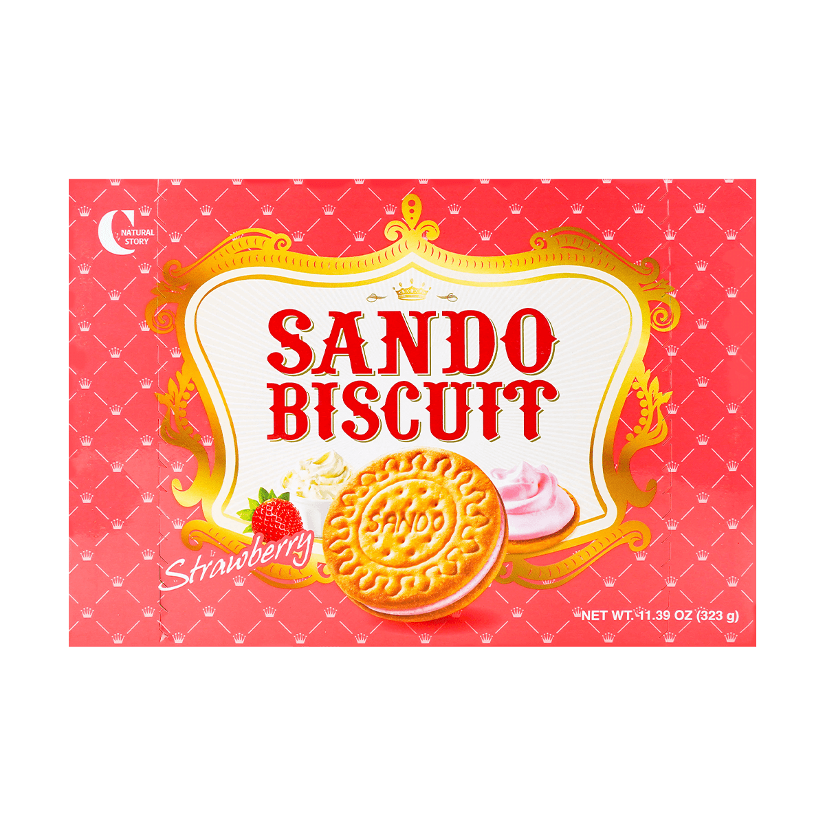 Sando Biscuit Strawberry Flavor Gift Pack 323g