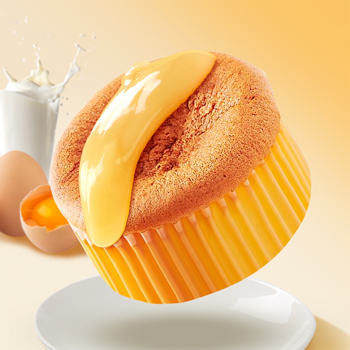 Half-Baked Milk Cake,12 pieces,21.16 oz