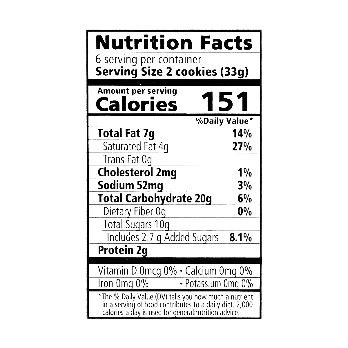 Brownie Chocochip Cookies - 12 Pieces, 6.98oz