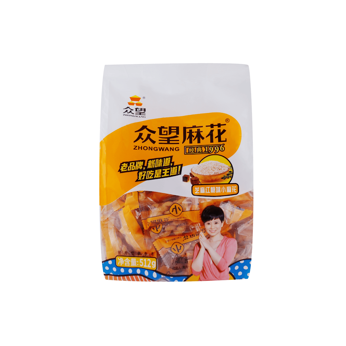 ZHONHGWANG Original Flavor a Crisp Dough Twist 512g