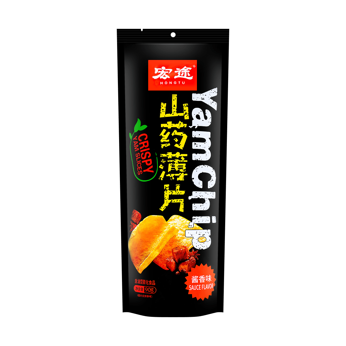 Yam Chips Seaweed Flavor 90g