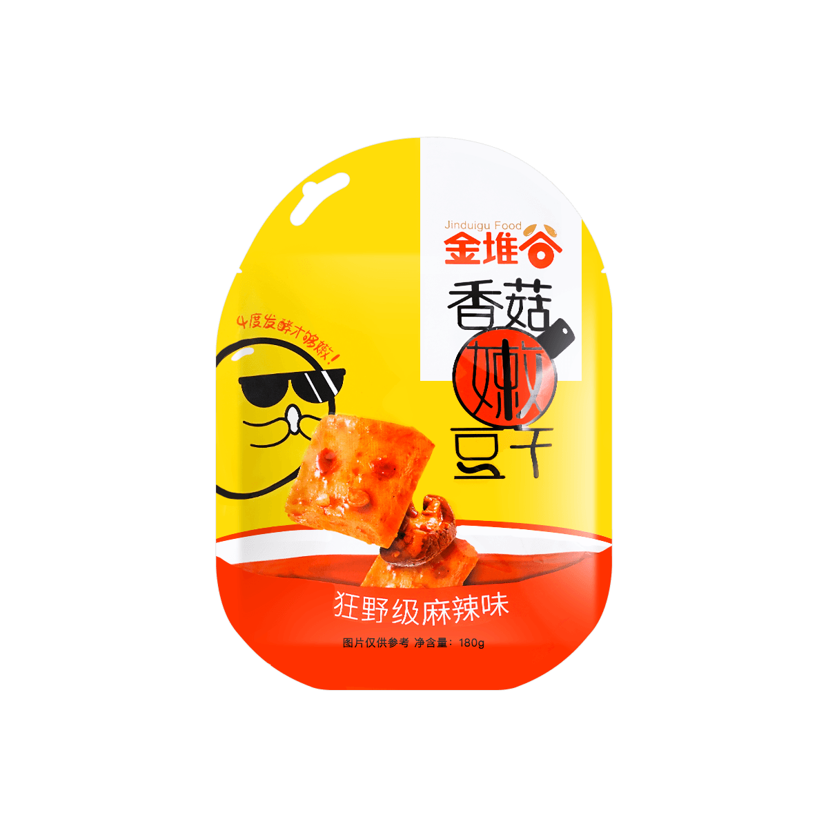 Jinduigu Hand Made Tender Tofu Snack BBQ Flavor 180g